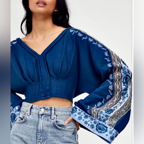 Free People embroidered top - Picture 1 of 7